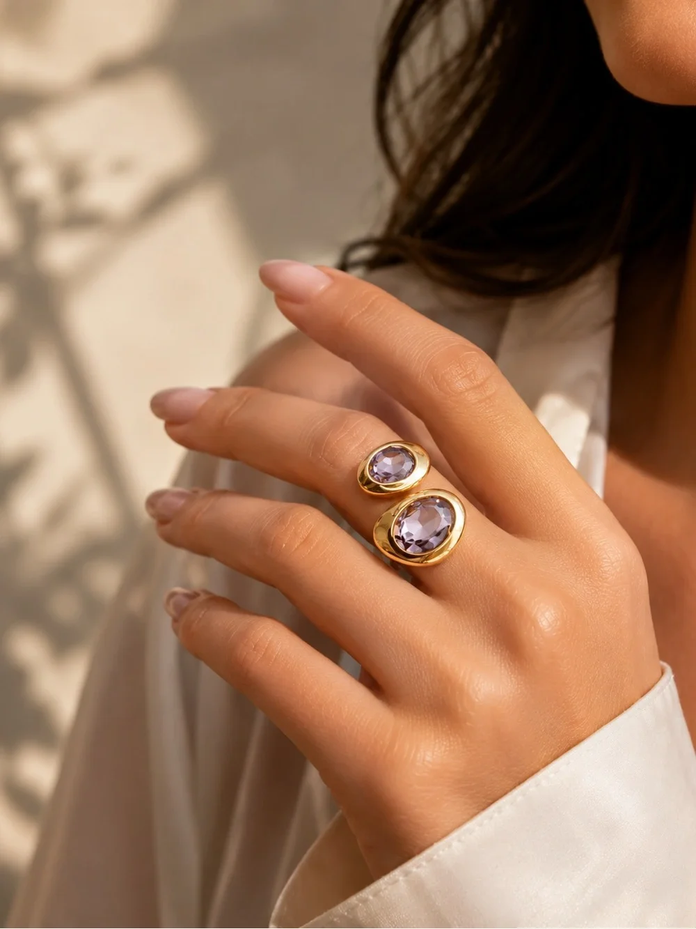 Anthropologie elegant gold
